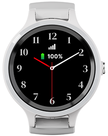 LiveLife Black watch with Brown Leather Bands