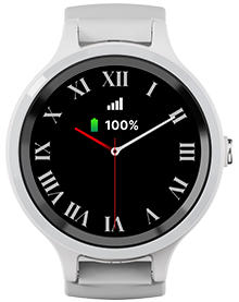 LiveLife Black watch with Brown Leather Bands