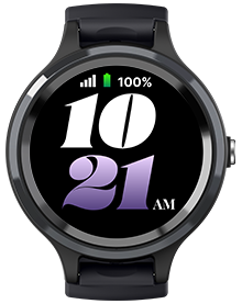 LiveLife Black watch with Brown Leather Bands