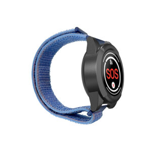 Live Life Watch - Emergency SOS Watch for Elderly in Australia Blue Velcro Watchband option