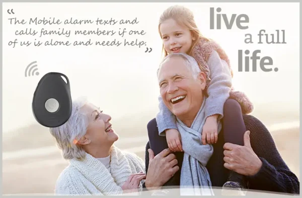 The LiveLife Alarm texts and calls family member if you need help.