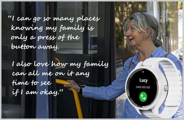 With the LiveLife Mobile Watch, you can venture anywhere with mobile coverage, knowing help is just a button away.