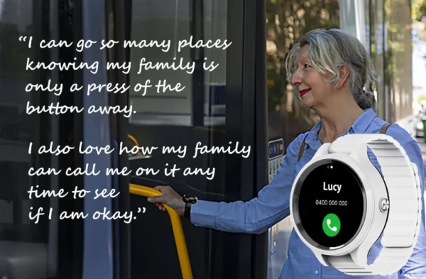 With the LiveLife Mobile Watch, you can venture anywhere with mobile coverage, knowing help is just a button away.