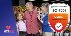 ISO 9001 certificate Live Life Alarms